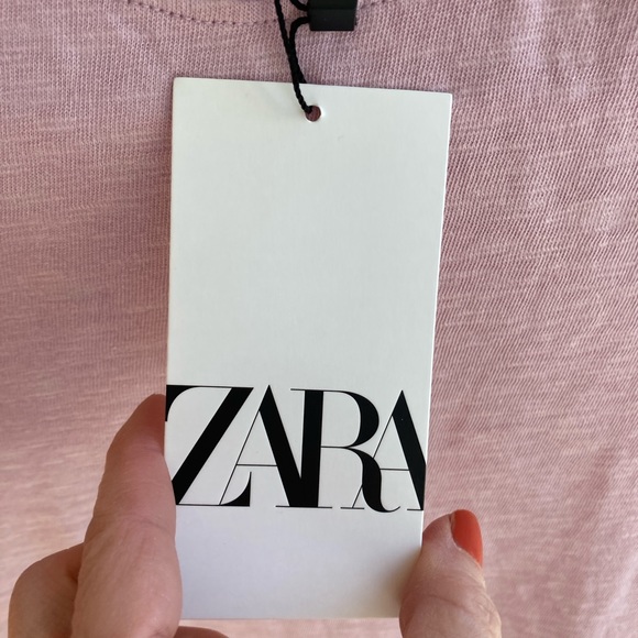 NWT Zara vintage affect Tshirt with seams - Picture 6 of 15